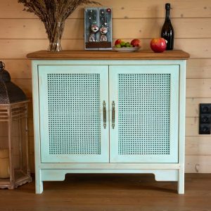 (Новинка) Сосновый комод со столешницей из дуба 1000