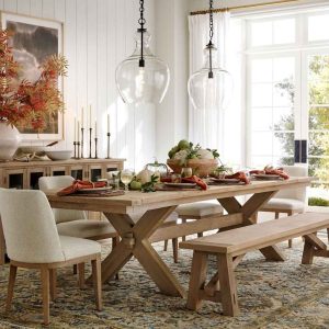 "Семейный" - большой обеденный стол из дуба